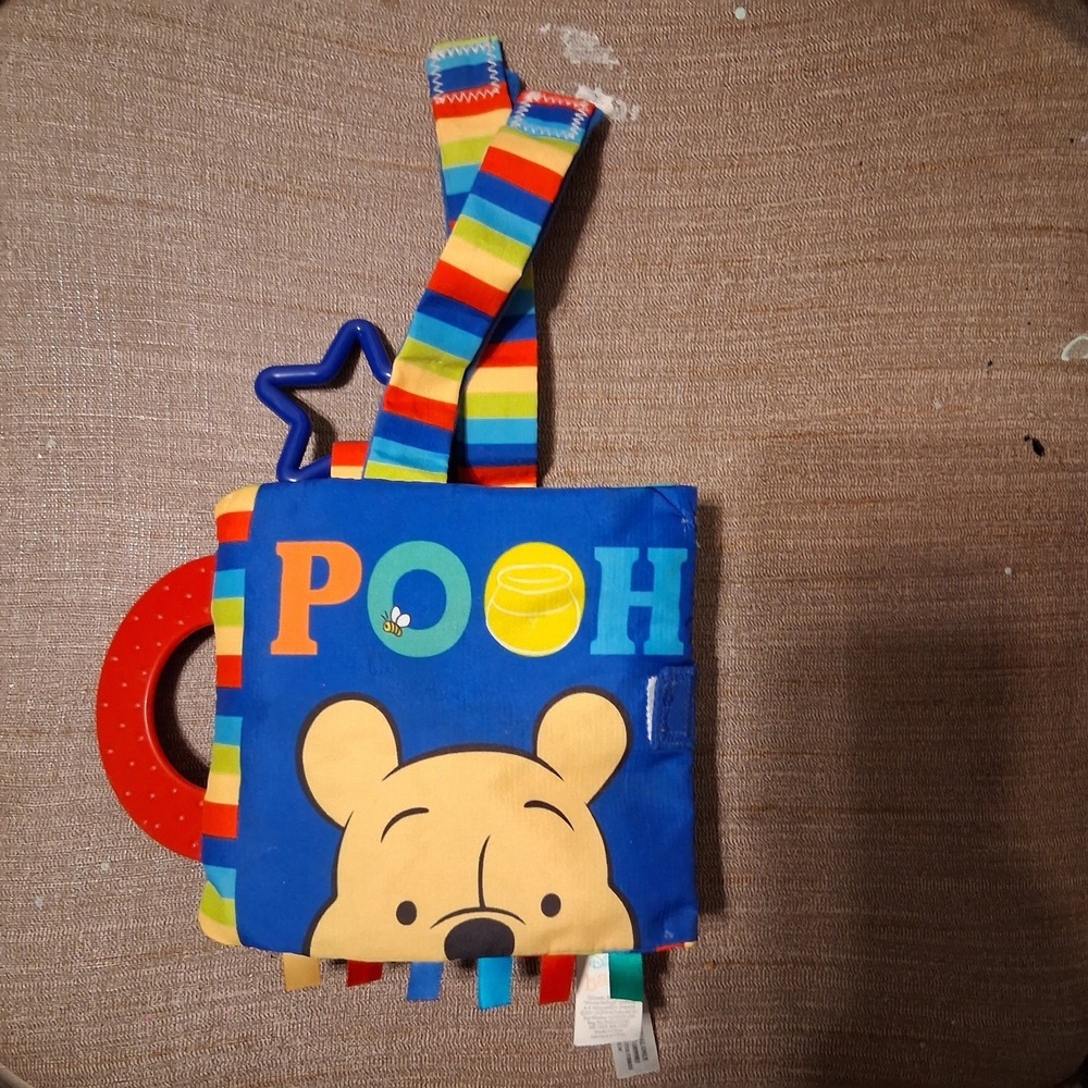 Disney Baby Winnie‎ The Pooh Accordion Crinkle Soft Book EUC